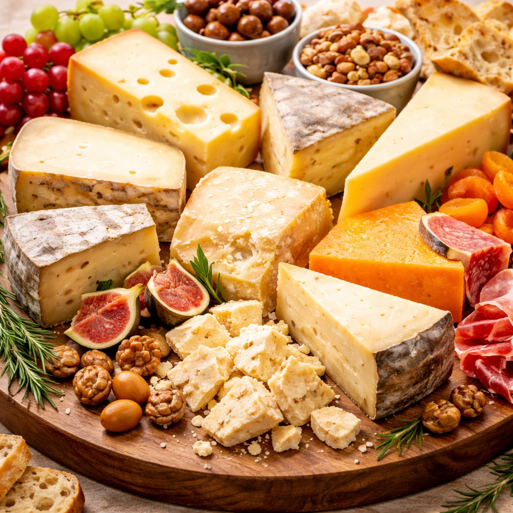 Fromages à pâte pressée et affinée